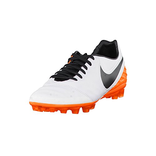 Nike Tiempo Legacy II AG-R, Botas de fútbol Hombre, Blanco (White/Black-Total Orange), 40