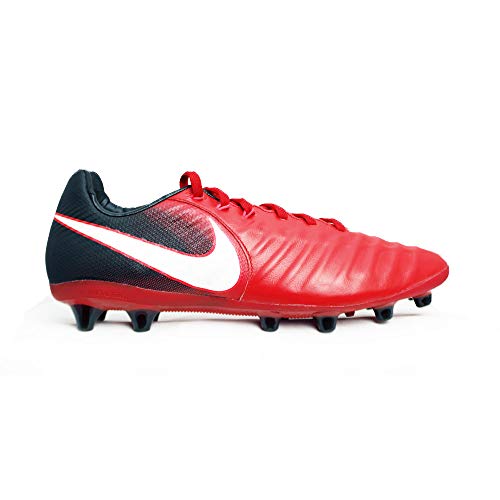 NIKE Tiempo Legacy III AG-Pro Suelo Duro Adulto 42 Bota de fútbol - Botas de fútbol (Suelo Duro, Adulto, Masculino, Suela con Tacos, Negro, Rojo, Blanco, Monótono)