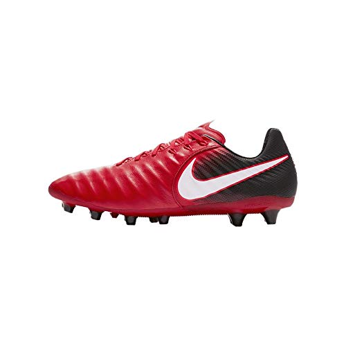 Nike Tiempo Legacy III AG-Pro Suelo duro Adulto 45.5 bota de fútbol - Botas de fútbol (Suelo duro, Adulto, Masculino, Suela con tacos, Negro, Rojo, Blanco, Monótono)