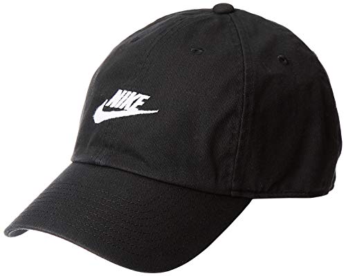 NIKE U NSW H86 Cap Futura Washed Gorra, Unisex Adulto, Black/Black/(White), MISC