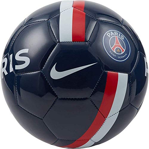 Nike Unisex-Adult PSG Supporters Soccer Ball SC3773 Midnight Navy/University Red/Gold 5