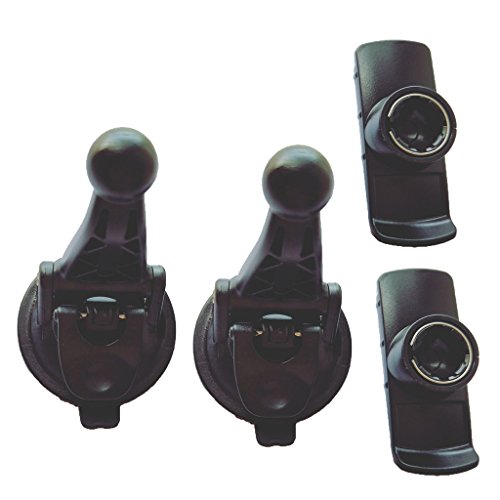 non-brand 2 Piezas De Parabrisas del Coche Soporte Ventosa para Garmin ETrex 10 20 30 Enfoque G3 / G5 Map 62 62S 62SC 62ST 62STC GPS