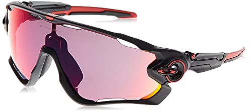 OAKLEY 0OO9290 Gafas de sol para Unisex, Negro Mate/Rojo, 0