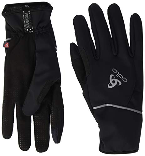 Odlo Gloves Windproof X-Warm Guante, Unisex Adulto, Negro (Black/15000), Extra-Small