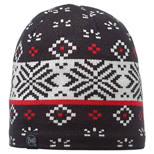 Original Buff - Knitted & Polar Hat Solid Unisex Adulto, talla unica, color Jorden Black/Black