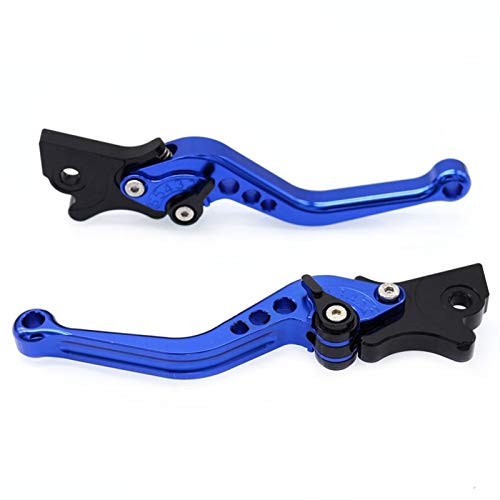 Palanca de Freno de Motocicleta Accesorios para Motocicletas Palancas de Embrague de Freno Corto/Apto para Gilera Runner 200 2003-2008 Runner 125 1997-2002 (Color : Blue)