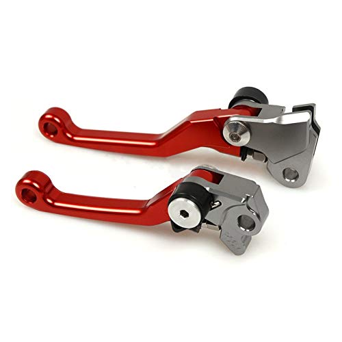 Palancas De Embrague Para Gas Gas EC 2T 2000-2017 EC 4T 2010-2013 FSE FSR 2003-2009 Palancas de embrague de freno de motocicleta Dirt Bi&ke Pivot Palanca de manija Palancas De Freno (Color : F)