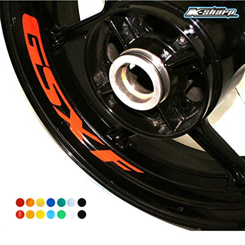 psler Motocicleta Llanta Rueda Interior Calcomanías Pegatinas Para GSXF