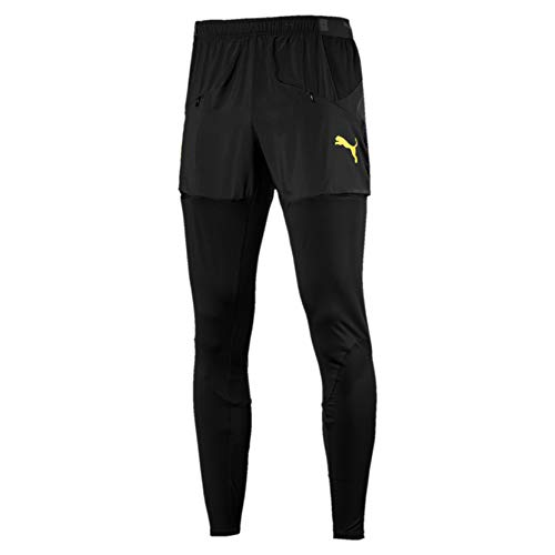 PUMA BVB Stadium Pro Pants Pantalones, Hombre, Puma Black, L