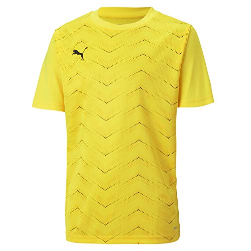 PUMA Ftblnxt Graphic Shirt Core Jr Camiseta, Niños, Ultra Yellow-Puma Black, 164