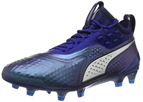 Puma - One 1 LTH FG/AG, Zapatillas de Fútbol Hombre, Azul (Sodalite Blue-Puma Silver-Peacoat 03), 43 EU