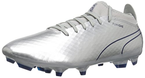 PUMA One Chrome 2 FG, Zapatillas de fútbol Hombre, Profundidad de Color Azul Plateado, 46 EU