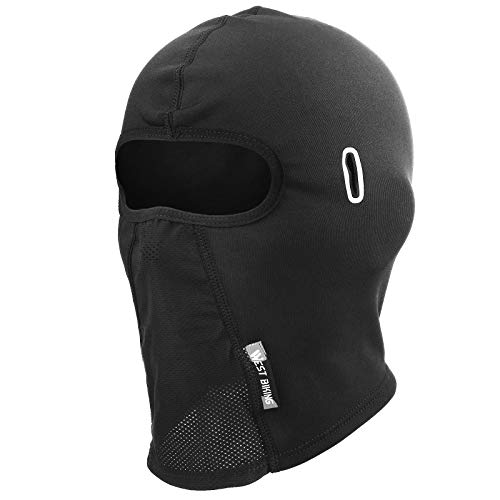 QKURT Gorro Ciclismo pasamontañas, Forro Polar de Invierno Gorro Bajo Casco con Tapas de Orejas y Agujero de Gafas, Adecuado para Mujeres en Bicicleta, Esquiar y Otros Deportes al Aire Libre