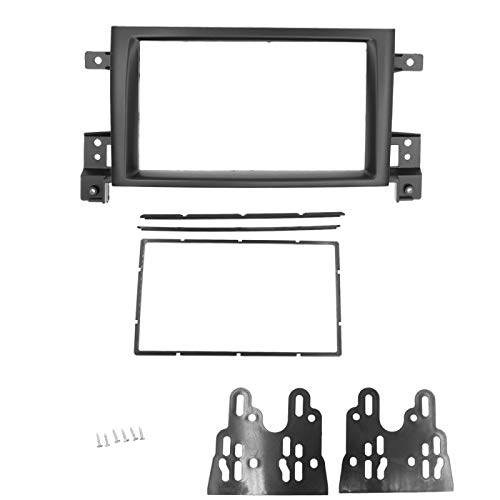 RelaxToday Marco de salpicadero de Radio de Coche, para Suzuki Grand Vitara 2005-2014 2 DIN, Kit de Ajuste de Marco de Panel de Reproductor de DVD de Radio de Coche Audio Fascia