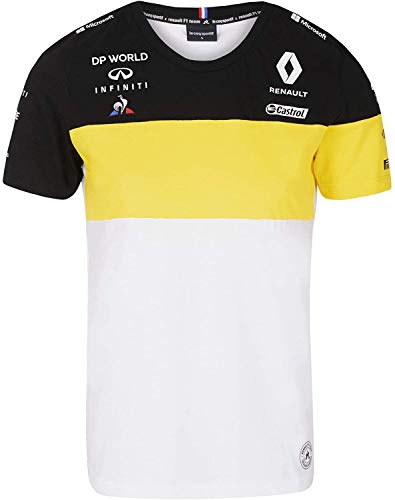 Renault Camiseta Oficial de Fórmula 1 para Mujer COQ Sportif F1 Racing - Blanco - M