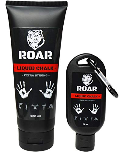 Roar® Magnesio Liquido Crossfit, Magnesio Escalada, Barra Pole Dance, Magnesio Liquido Escalada, Liquid Chalk, Dry Hands Pole Dance, Magnesio Crossfit Hand Grips, Magnesio Líquido Deporte Padel