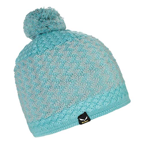 SALEWA - Antelao Wo/PP Beanie, Gorro Suave y Transpirable para Hombre, Hombre, 00-0000025079, Azul Capri 3392, Talla única