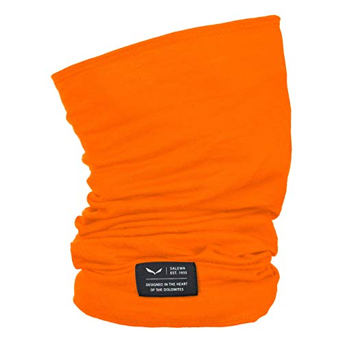 SALEWA Icono Merino Necktube Accesorio, Adultos Unisex, Naranja, UNI58