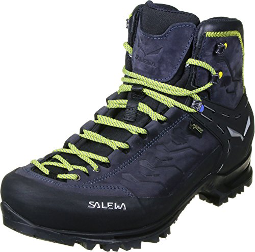 Salewa MS Rapace Gore-TEX, Botas de Senderismo Hombre, Azul (Night Black/Kamille), 39 EU