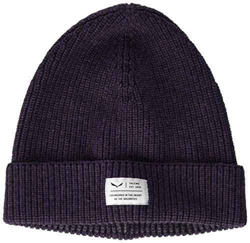 SALEWA - Puez AWP Beanie, Gorro Unisex – Adulto, Unisex Adulto, Gorro, 00-0000027324, Purple, Talla única