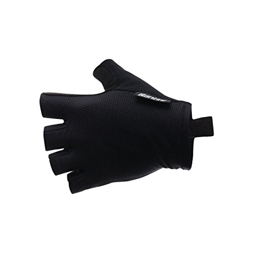 Santini 365 Brisk Guantes de Dedo Corto, Color Negro, XL