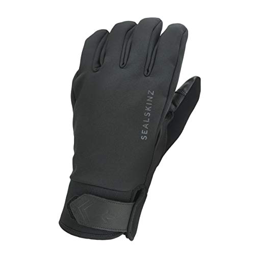 SealSkinz Guante Impermeable para Mujer, para Todo Tipo de Clima, Negro, Mediano