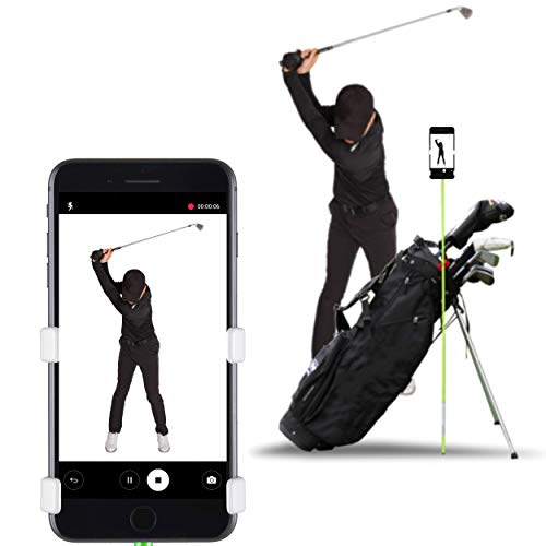 SelfieGolf Record Golf Swing Portaclips para teléfono celular y accesorios de entrenamiento Ganador del premio PGA Best Product