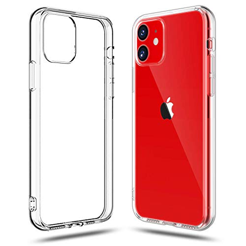 Shamo's Funda Compatible con iPhone 11 Transparente, Suave TPU Gel Fina, Protección a Cámara y Bordes Carcasa Absorción de Impacto