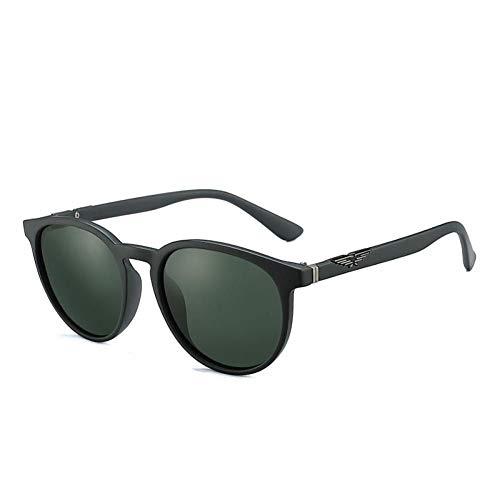 SHENY Gafas De Sol Hombre Polarizado Redondo Eagle Accesorios Gafas De Sol Gafas De Sol Hombre Nuevo Diseño De Marca para Hombres C02Greeng15