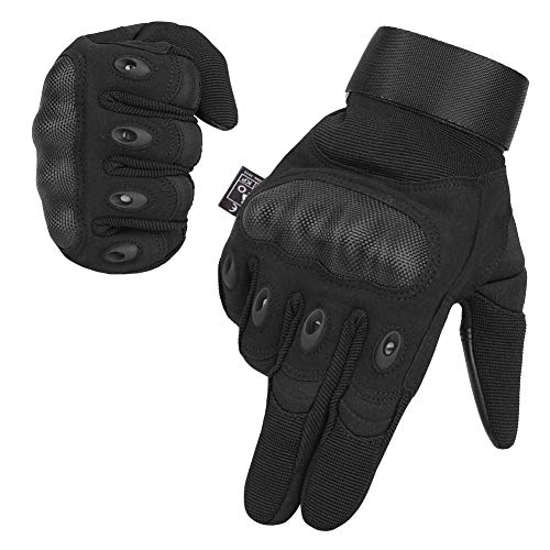 SKYSPER Guantes de Moto Motocicleta Pantalla Táctil de Dedo Completo Protectores Mujeres y Hombres Guantes Tácticos para Bicicleta Ciclismo ATV BMX MTB Escalada Motocross Caza Deportes al Aire Libre