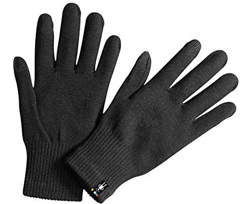 Smartwool Liner Gloves - Guantes de esquí para Hombre, Color Negro, Talla L