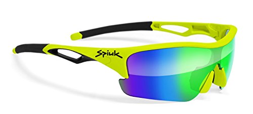 Spiuk Jifter Gafas, Unisex Adulto, Amarillo/Negro, Talla Única