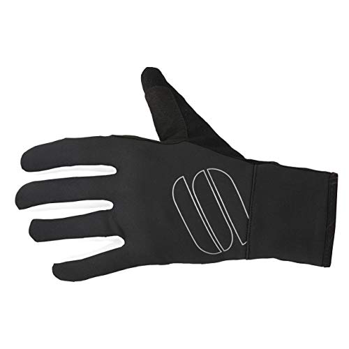 Sportful Guantes DE Softshell Strech NEGROAMARILLO Negro S