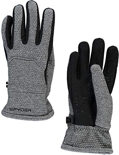 SPYDER Encore Guantes, Mujer, Ebony, XS