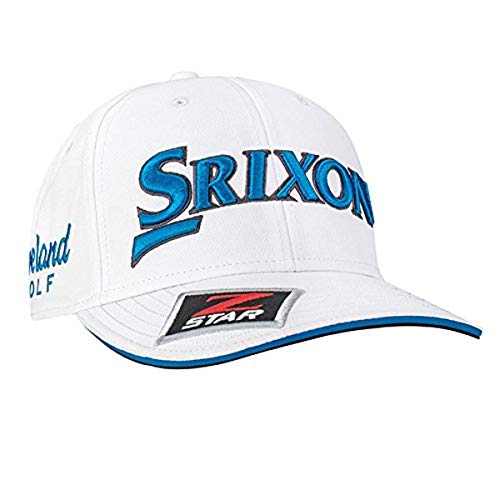 Srixon 30170425 Gorra del Personal del Tour, Blanco y Azul, Talla única para Hombre