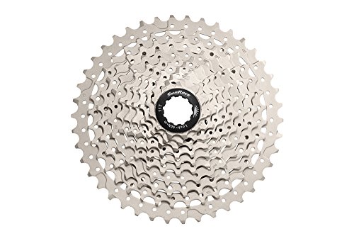 SunRace M-SUN39 Cassette, Adultos Unisex, Plata, Talla Única