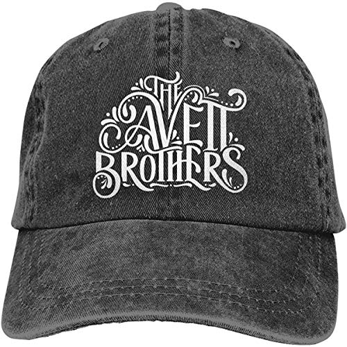 Sunyuer Unisex Hat The Avett Brothers Lovely Logo Fashion Retro Ajustable Denim Hat Gorra de béisbol