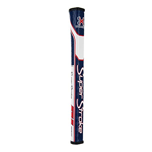 SuperStroke Taxion Putter Grips Palos de Golf, Unisex, Rojo, Blanco y Azul, Pistol GT 1.0 Tour