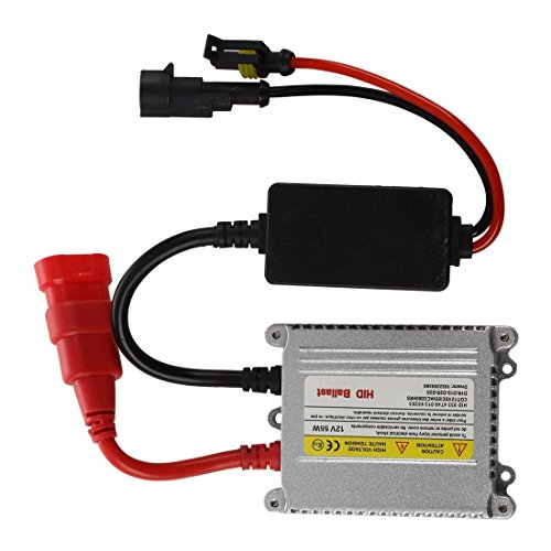 Takestop® Centralina balasto HID 55 W para kit xenon xenón H1 H3 H7 H8 H9 H11 9004 Cables Cable Repuesto HID coche furgoneta