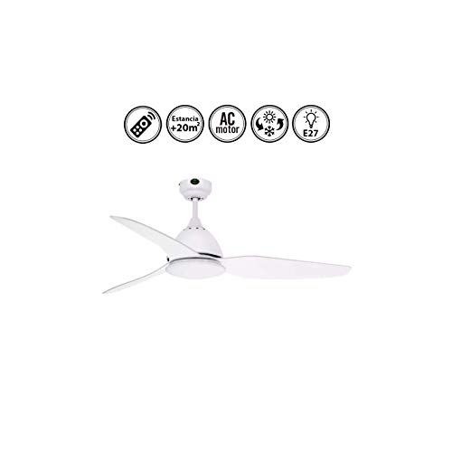 TODOLAMPARA - Ventilador DE Techo Modelo GREGAL Blanco