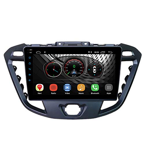 UGAR EX9-S 9" Android 10 DSP Radio estéreo para Coche Compatible con Ford Transit Custom, Tourneo Custom 2012+
