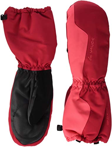 VAUDE Guantes Infantiles para la Nieve, Talla 6, 05263, Color Rosa