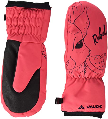 VAUDE Niños S Guantes Gloves III, otoño/Invierno, Infantil, Color Rosa Brillante, tamaño 3