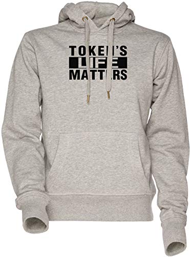 Vendax Tokens Life Matters (Cartmans Shirt) Unisexo Sudadera con Capucha Gris