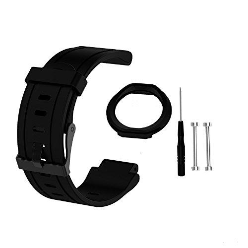 WEINISITE Ajustable Repalcement Correa para Garmin Forerunner 225(Negro)