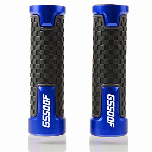 XDYCR Manillar Moto para Suzuki GS 500F GS500F G S 500 M 7/8" Manija Universal Apretones De La Mano Accesorios De La Motocicleta Barra De Aluminio del Manillar Mano Grips (Color : Azul)