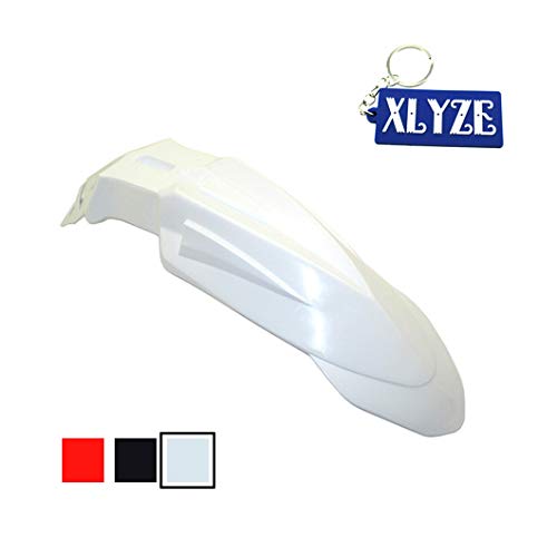 XLYZE motocicleta delantero guardabarros guardabarros blanco para Yamaha Kawasaki Dirt Bike Motocross Supermoto