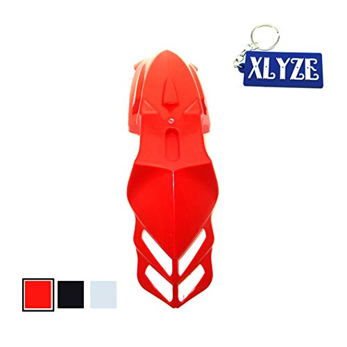 XLYZE motocicleta delantero guardabarros guardabarros rojo para Yamaha Kawasaki Dirt Bike Motocross Supermoto