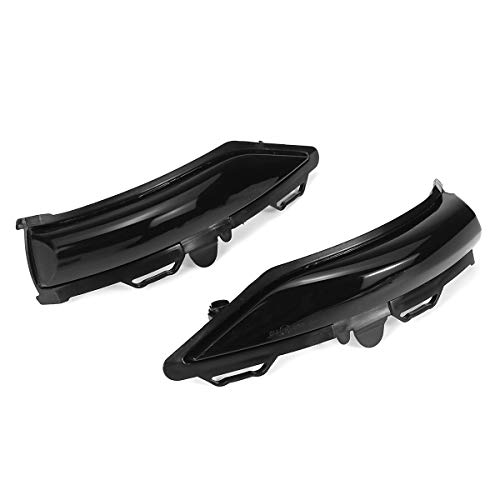 2 unids ala lateral retrovisor espejo indicador dinámico que fluye la señal de giro de la señal de la luz del repetidor del FORD para Fiesta MK8 19+ MK7 Giro De Intermitentes (Emitting Color : Mk8)