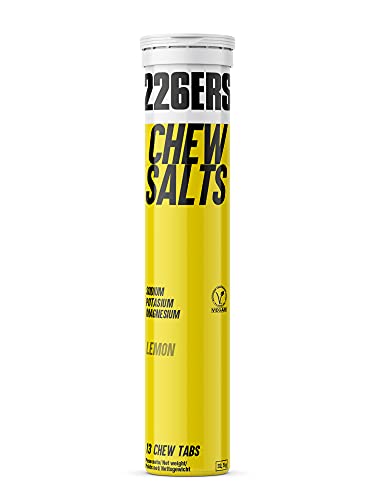 226ERS Chew Salts | Sales Minerales en Comprimidos Masticables con Sodio, Potasio, Magnesio y Calcio - 13 Electrolitos Comprimidos Sabor a Limón